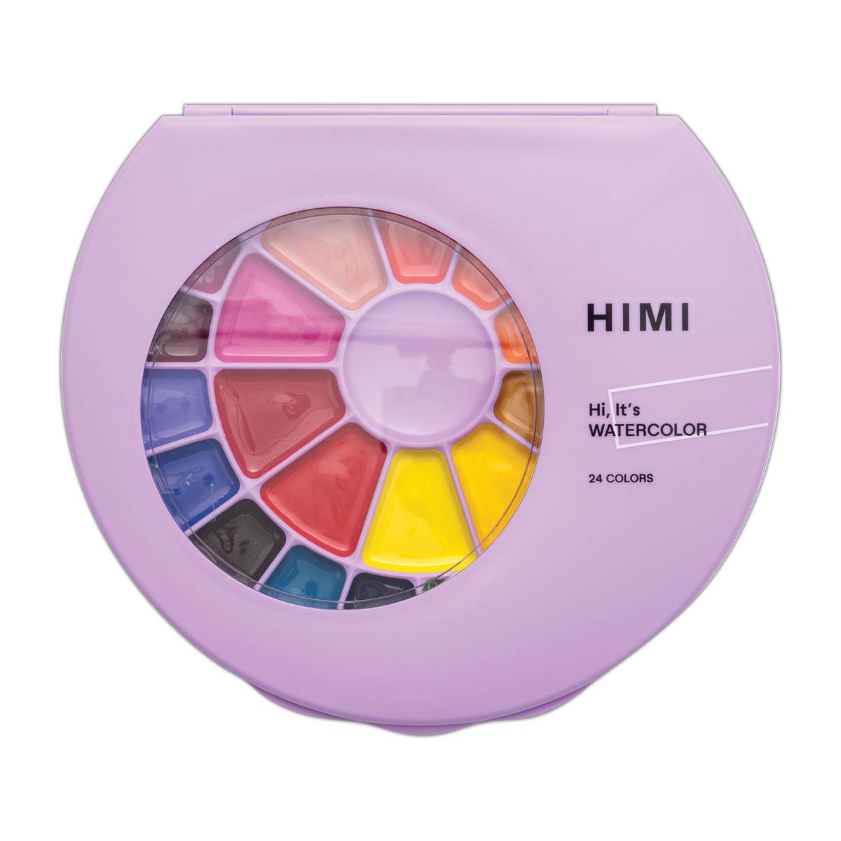 HIMI Purple Semi-Moist Watercolour Set 24 Pack
