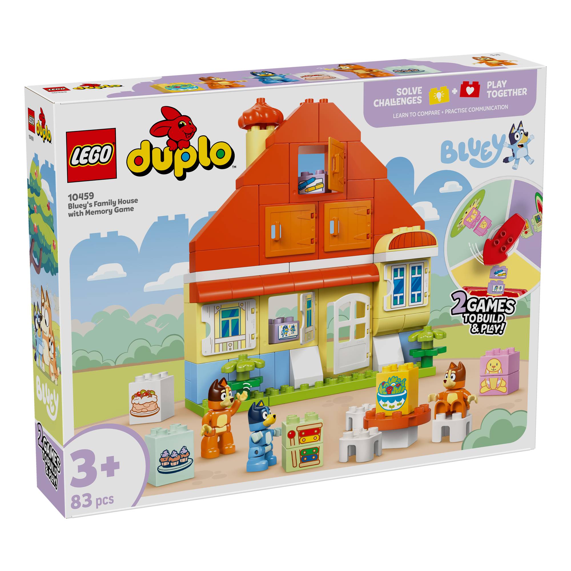 LEGO Bluey's Family House with Memory Game