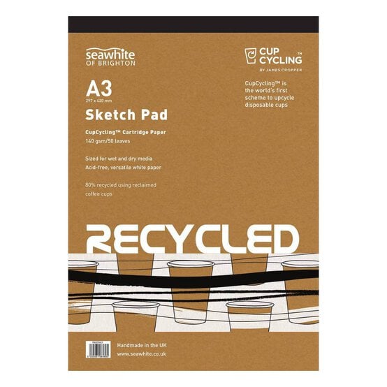 Seawhite CupCycling Cartridge Paper Pad A3