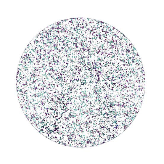 Mermaid Glitter Round Acrylic Cake Board 10 Inches