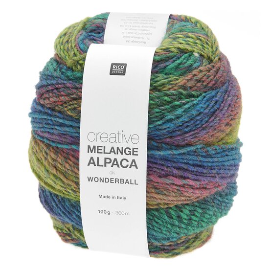 Rico Creative Aqua Melange Alpaca Wonderball DK 100g