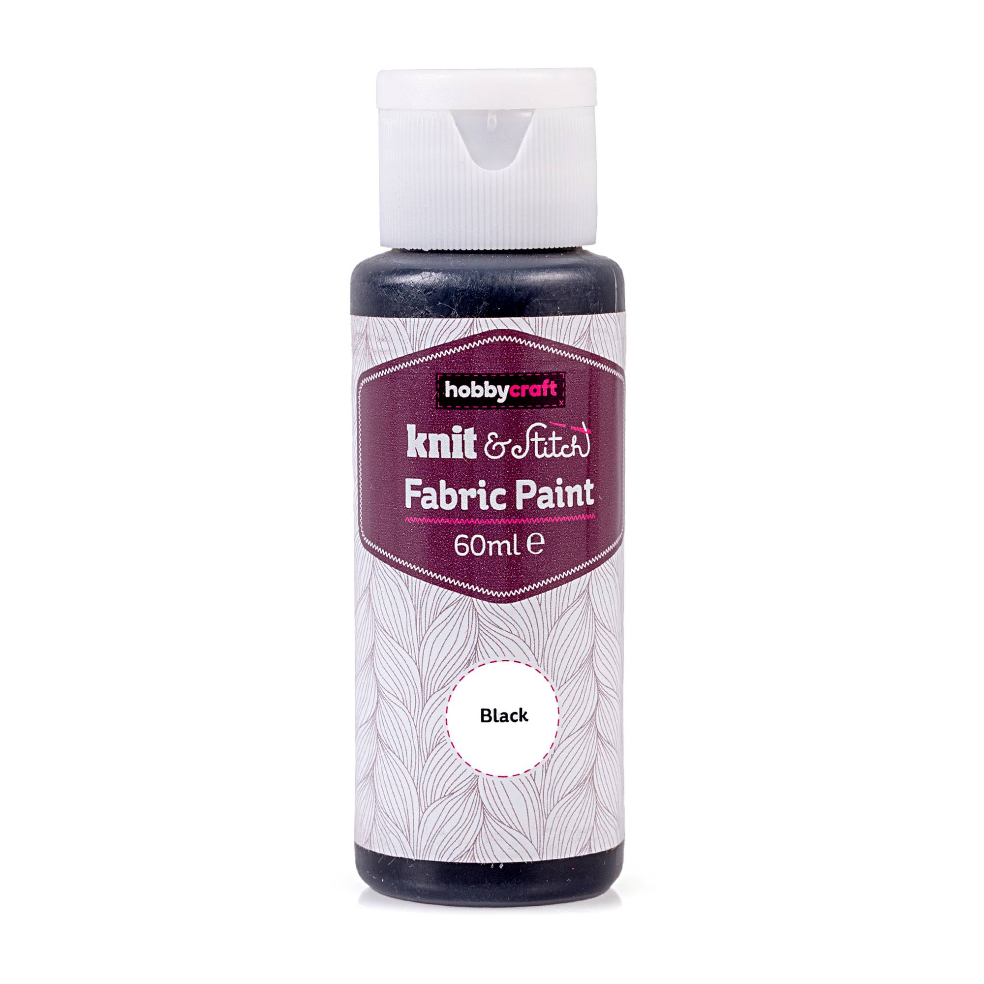 Black Fabric Paint 60ml