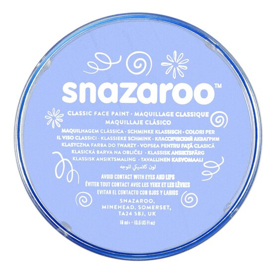 Snazaroo Pale Blue Face Paint Compact 18ml