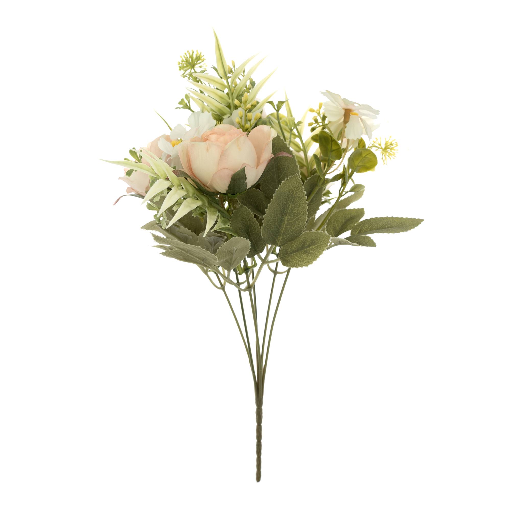Powder Pink Blooming Bouquet 28cm