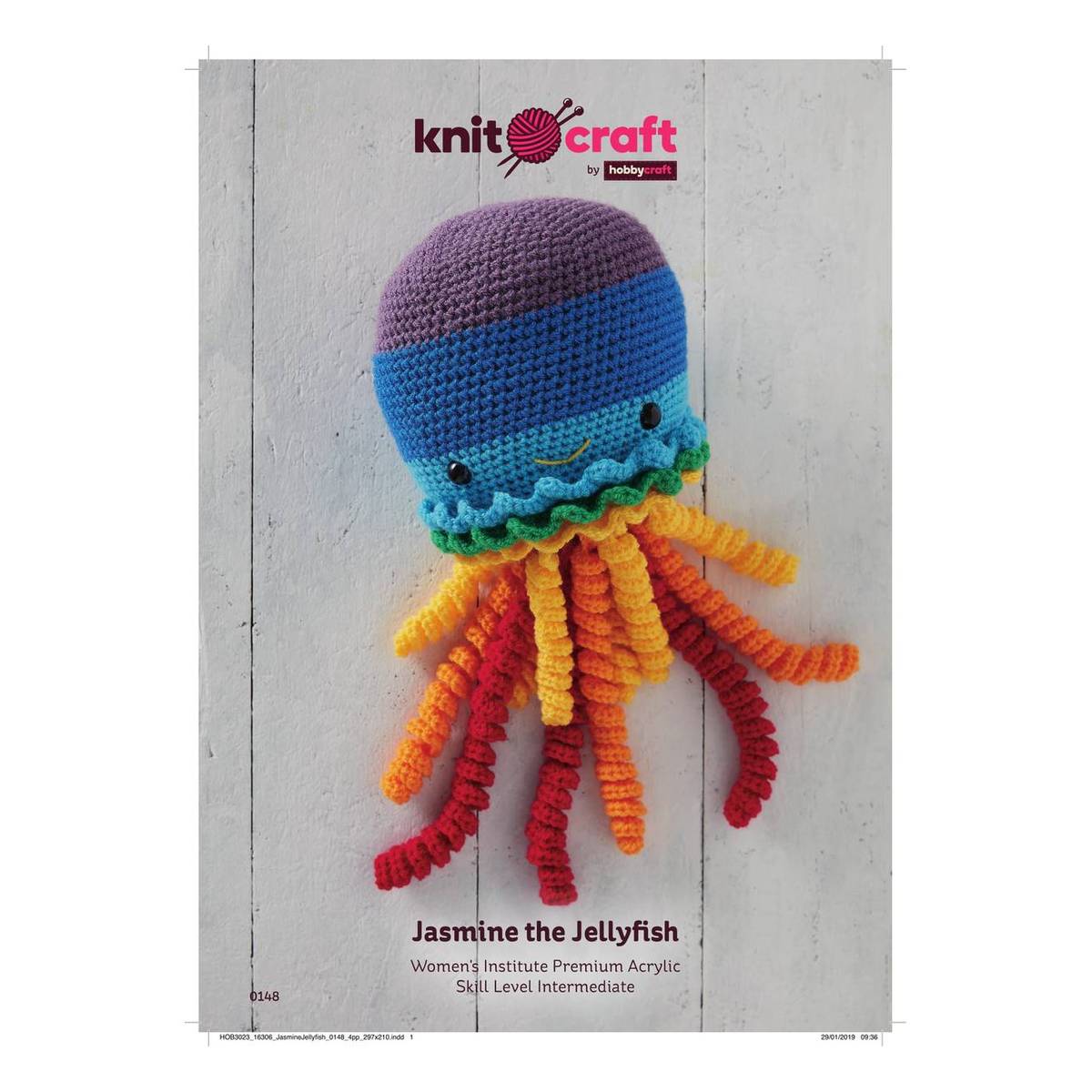Knitcraft Jasmine the Jellyfish Pattern 0148