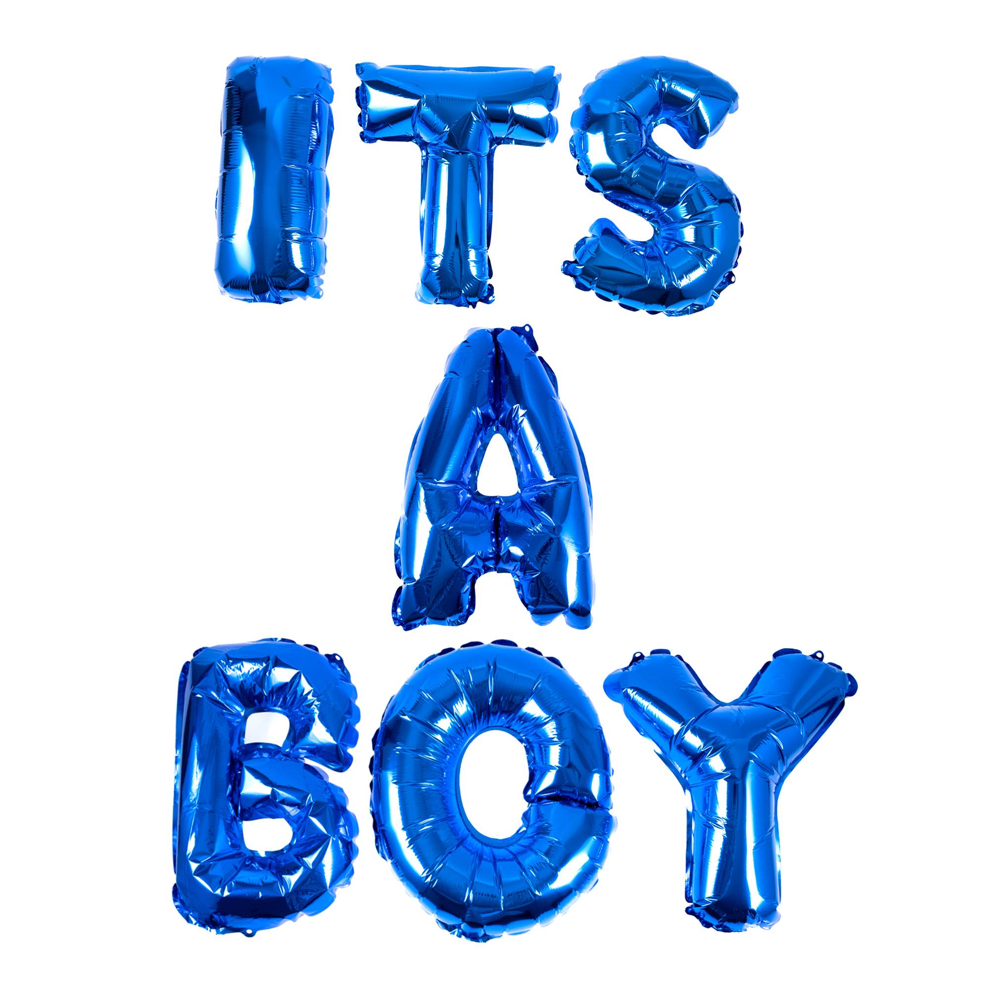 Blue It’s a Boy Foil Balloon Set