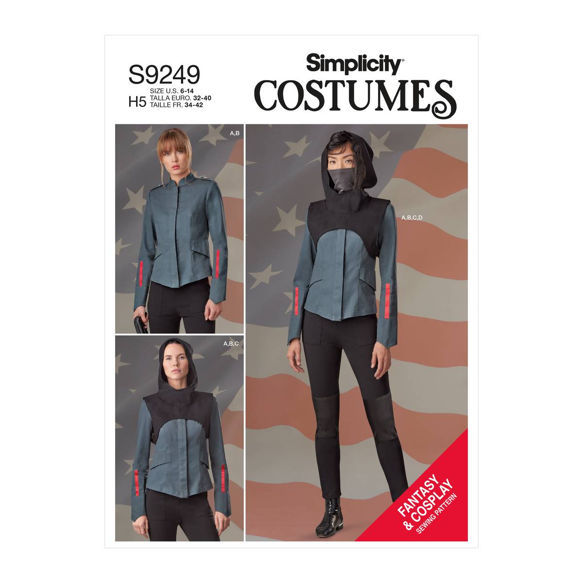 Simplicity Women’s Costume Sewing Pattern S9249 (14-22)
