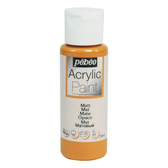 Pebeo Caramel Matt Acrylic Craft Paint 59ml