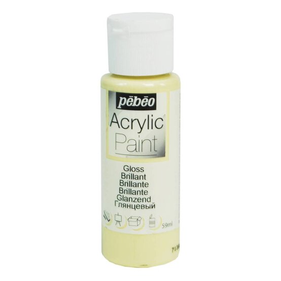 Pebeo Cream Gloss Acrylic Craft Paint 59ml