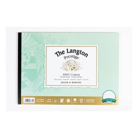 Daler-Rowney Langton Prestige Watercolour Pad 14 x 10 Inches