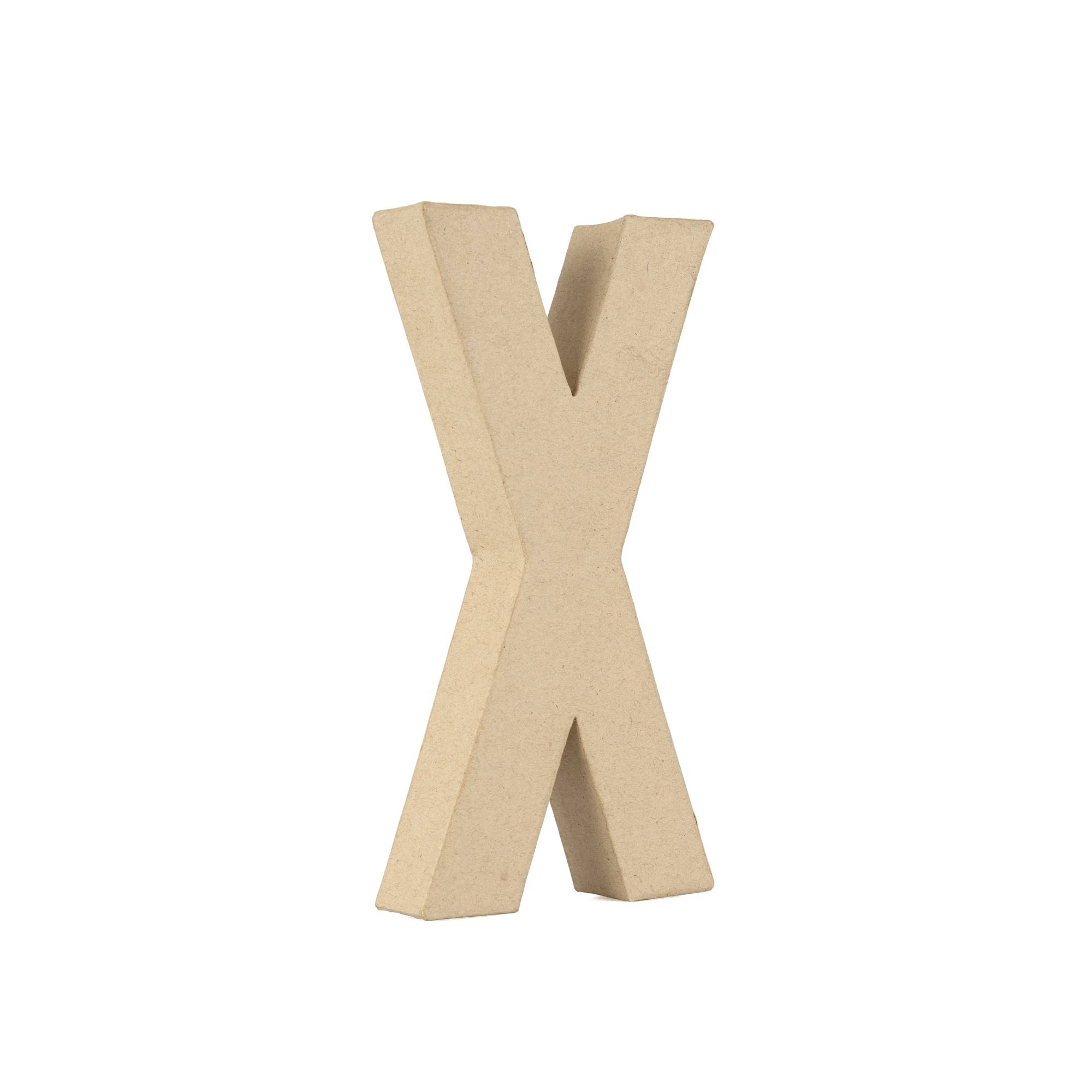 Mache Letter X 20cm