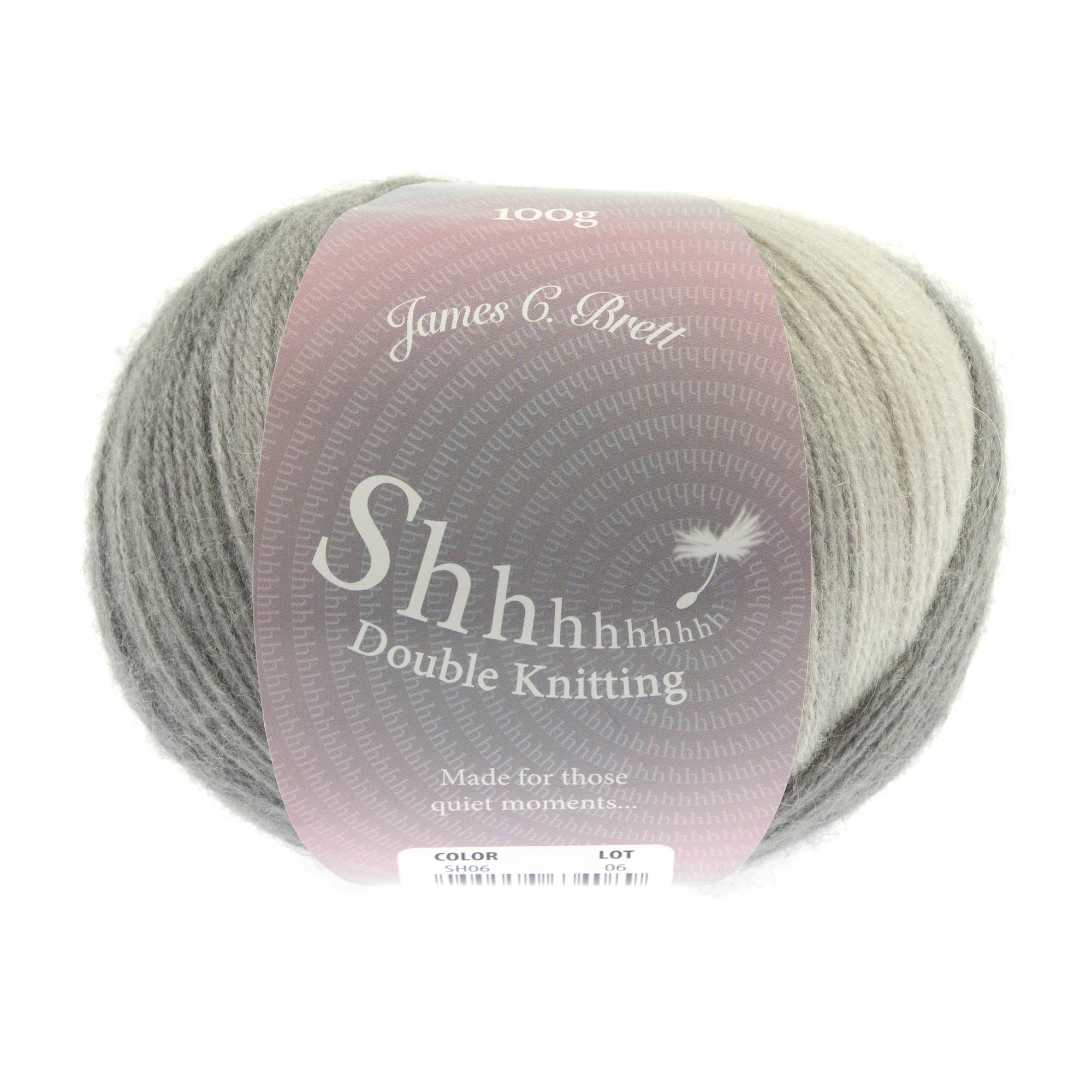 James C Brett Mist Shhh DK Yarn 100g
