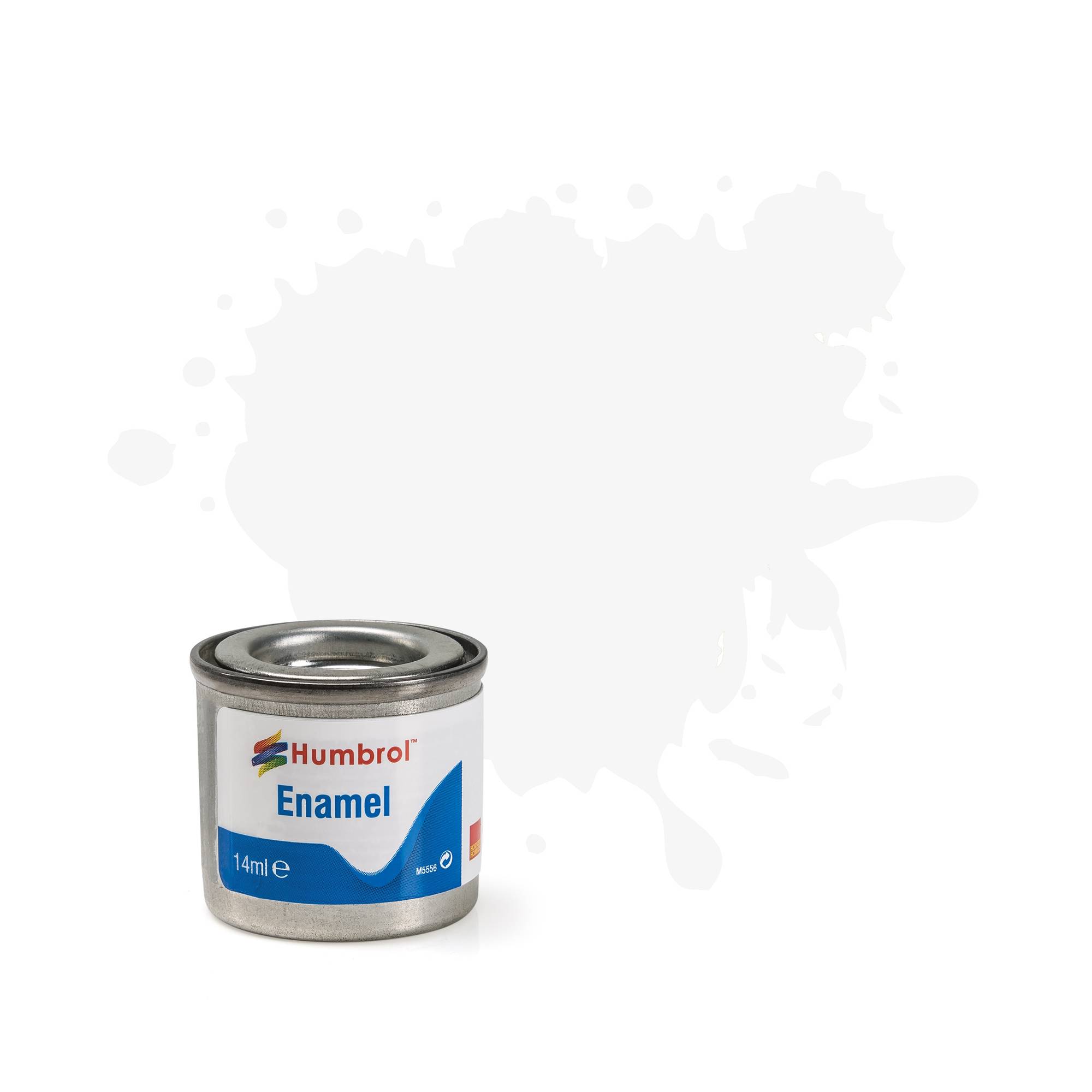 Humbrol 34 White Enamel Matt Paint 14ml