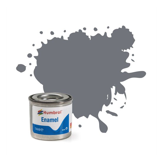 Humbrol 164 Dark Sea Grey Enamel Satin Paint 14ml