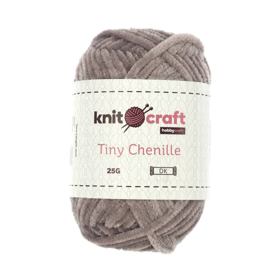 Knitcraft Brown Tiny Chenille DK Yarn 25g