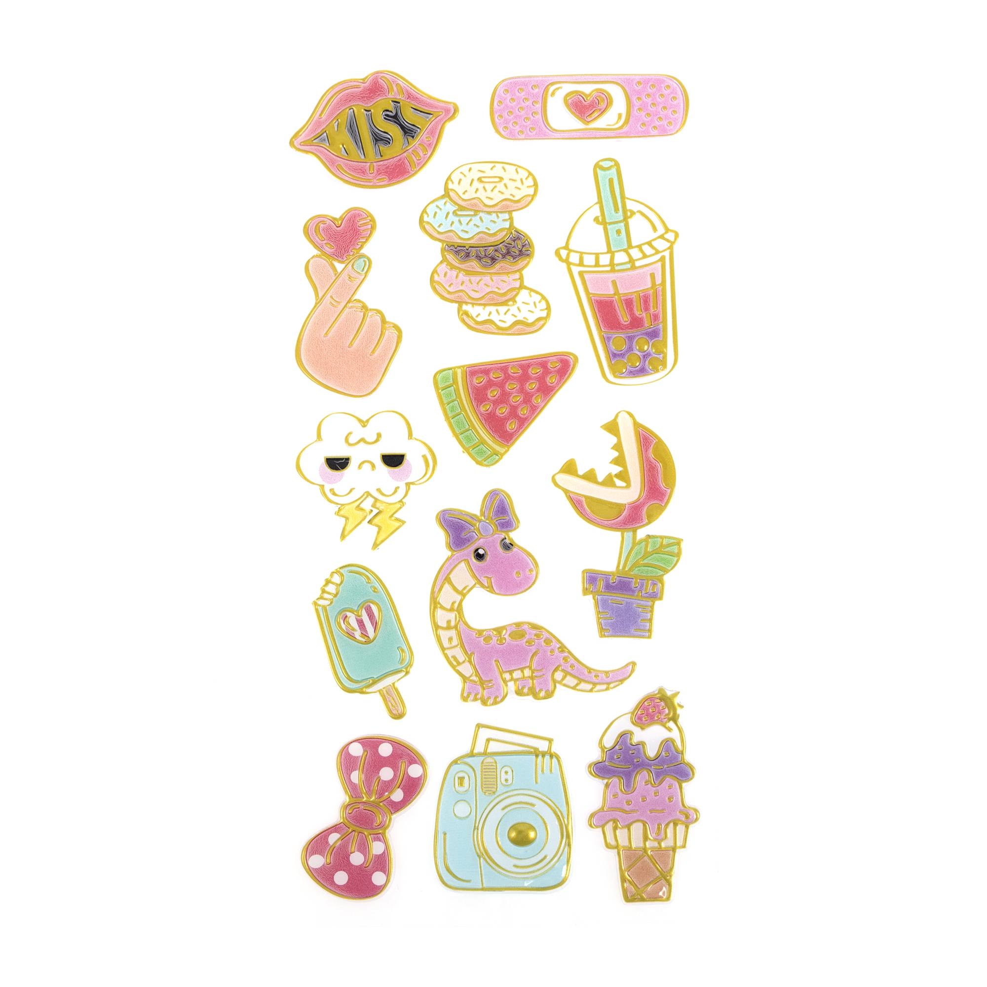 Summertime Gel Stickers