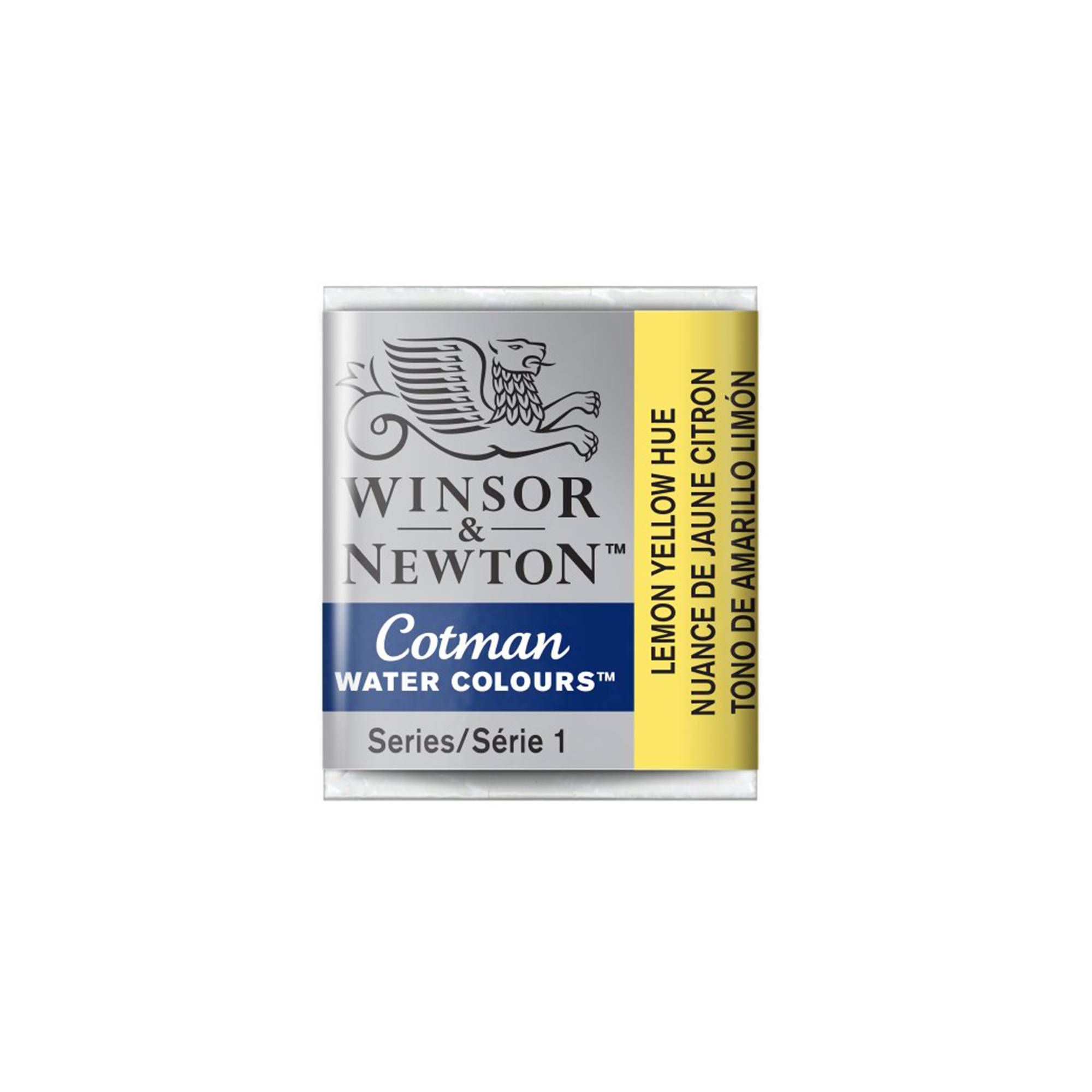 Winsor & Newton Lemon Yellow Hue Cotman Watercolour Half Pan