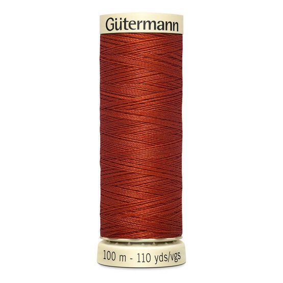 Gutermann Orange Sew All Thread 100m (837)