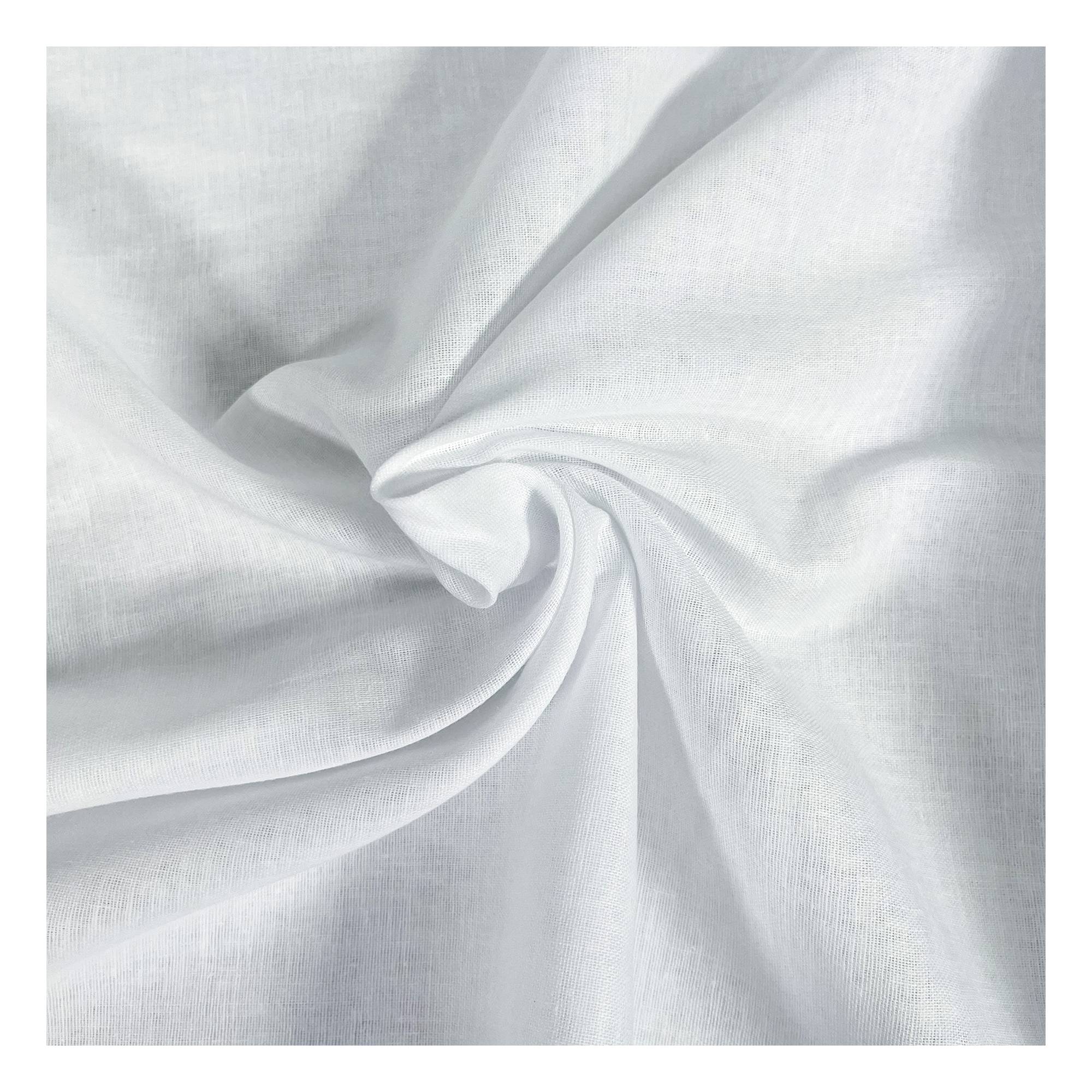 Cream Cotton Muslin Fabric by the Metre
