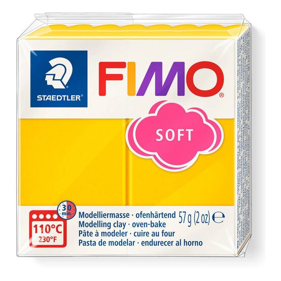Fimo Soft Sunflower Yellow Modelling Clay 57g