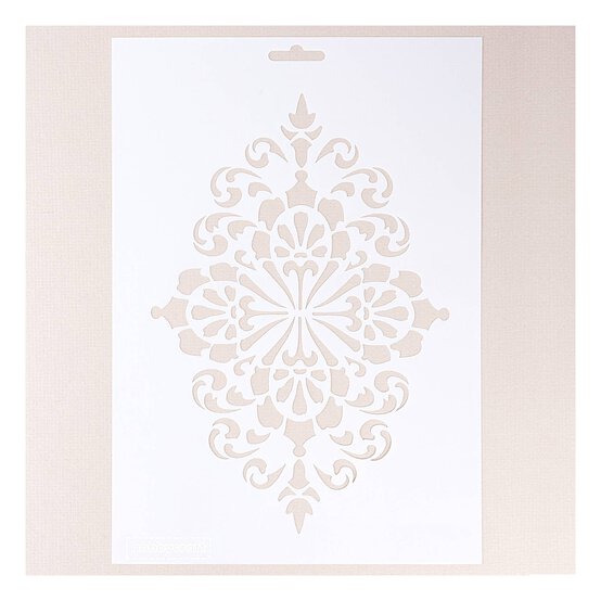 Floral D&eacute;cor Stencil 21cm x 29cm