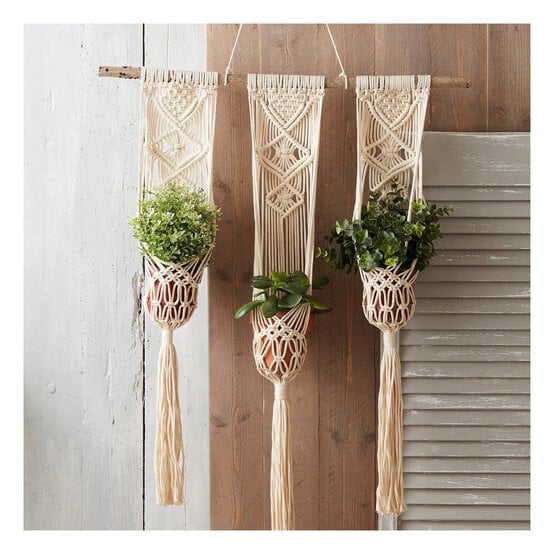 Knitcraft Macrame Plant Wall Hanging Digital Pattern 0260