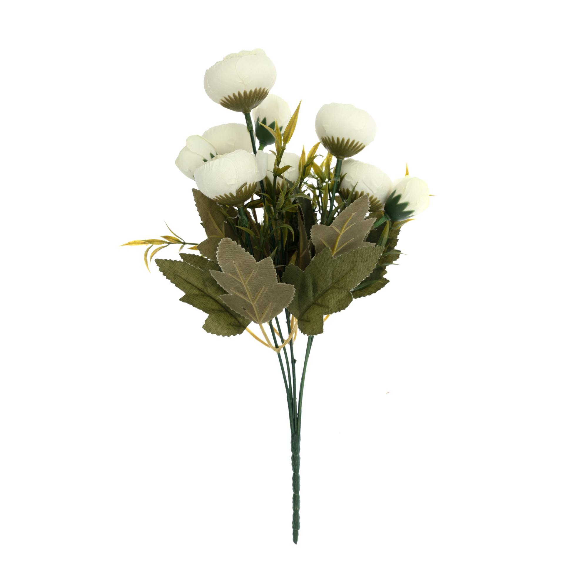 Ivory Ranunculus Bush 31cm