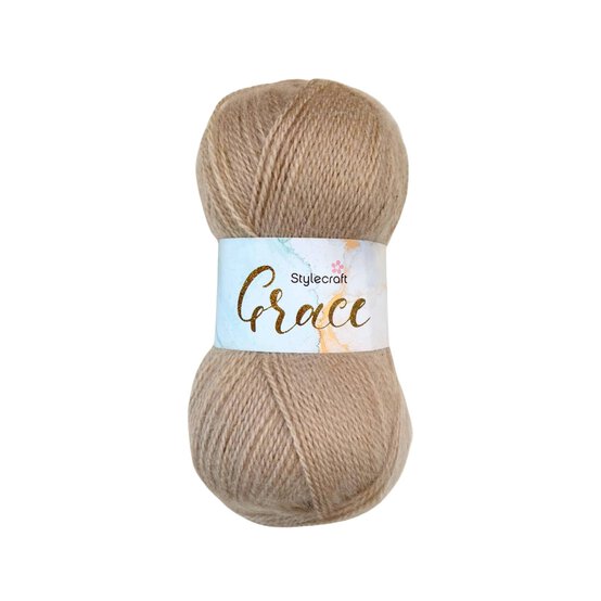 Stylecraft Almond Grace Aran 100g