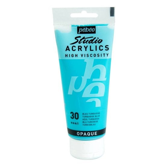 Pebeo Turquoise Blue Studio Acrylic Paint 100ml