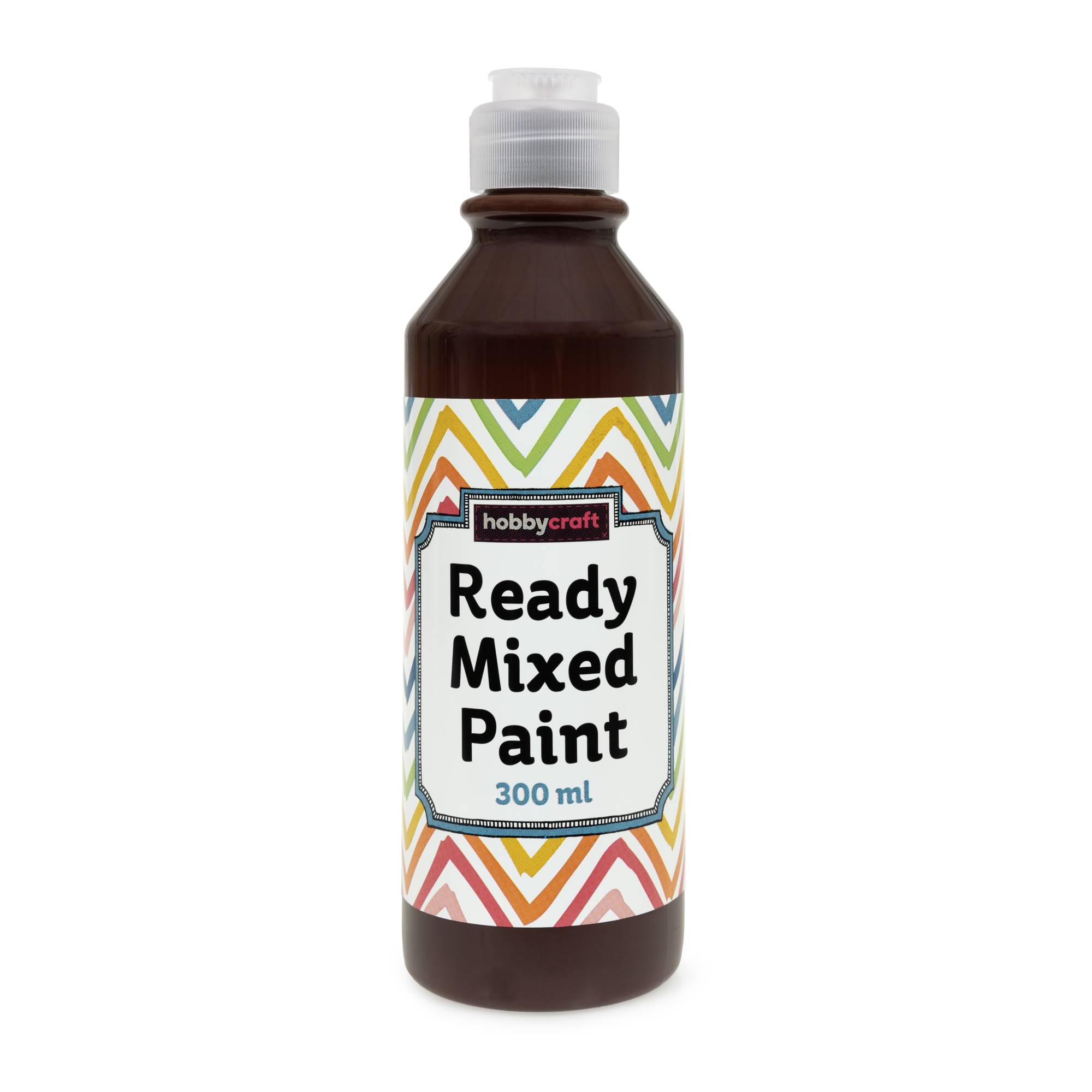 Brown Ready Mixed Paint 300ml