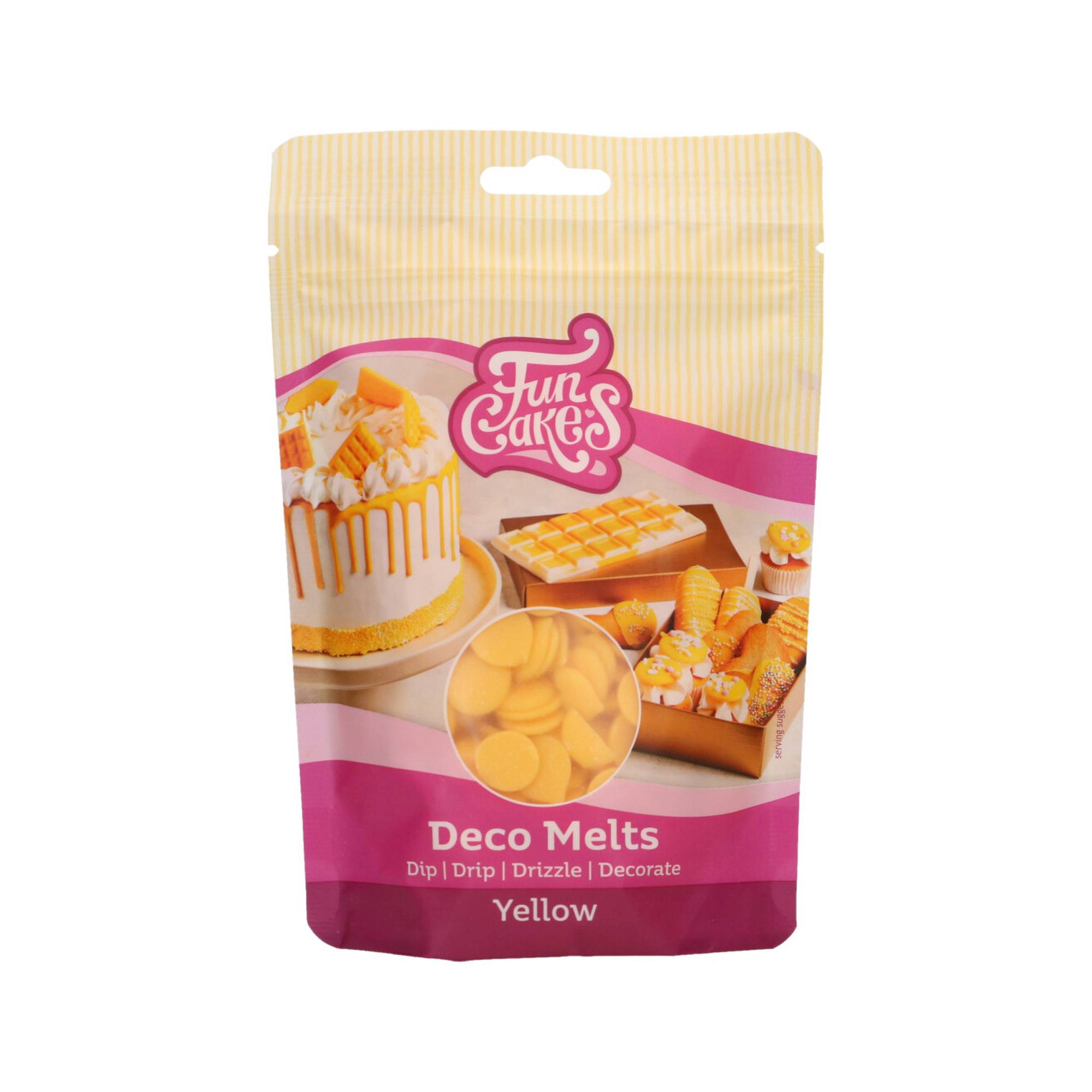 Funcakes Yellow Deco Melts 250g