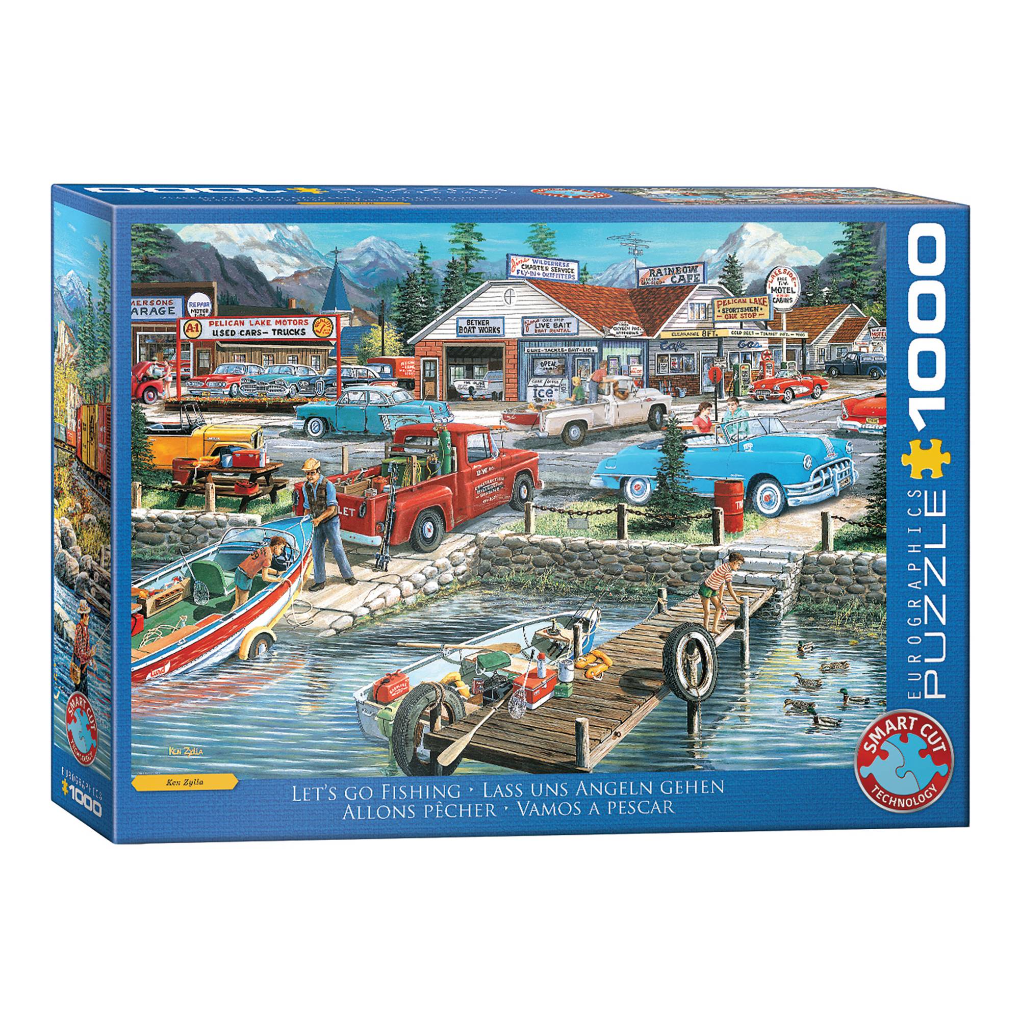 Eurographics Let’s Go Fishing Jigsaw Puzzle 1000 Pieces
