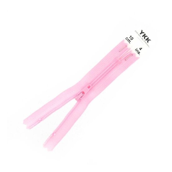 YKK Pink Dress and Skirt Zip 10cm