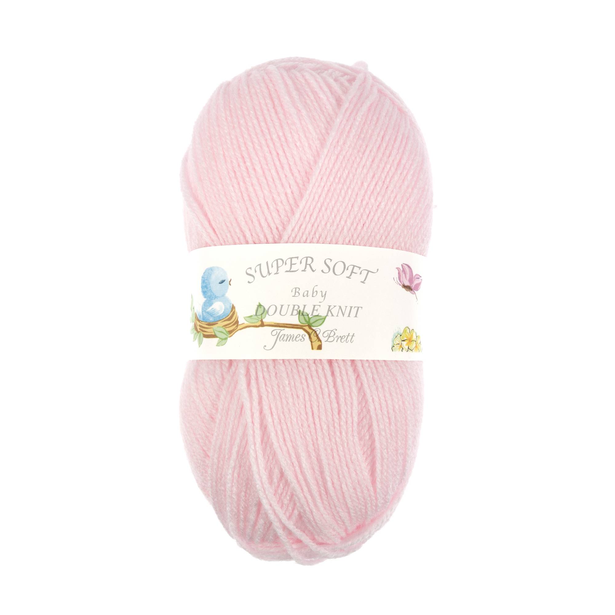 James C Brett Baby Pink Baby DK Yarn 100g