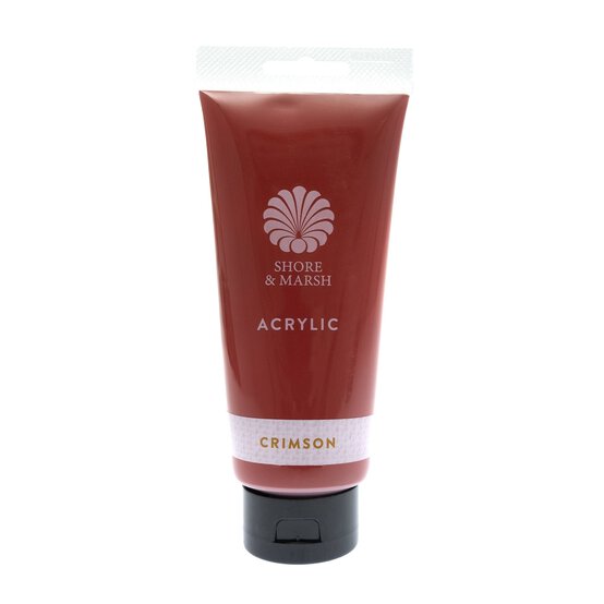 Shore & Marsh Crimson Acrylic Paint 200ml