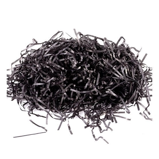 Deep Black Shredded Tissue Paper 25g