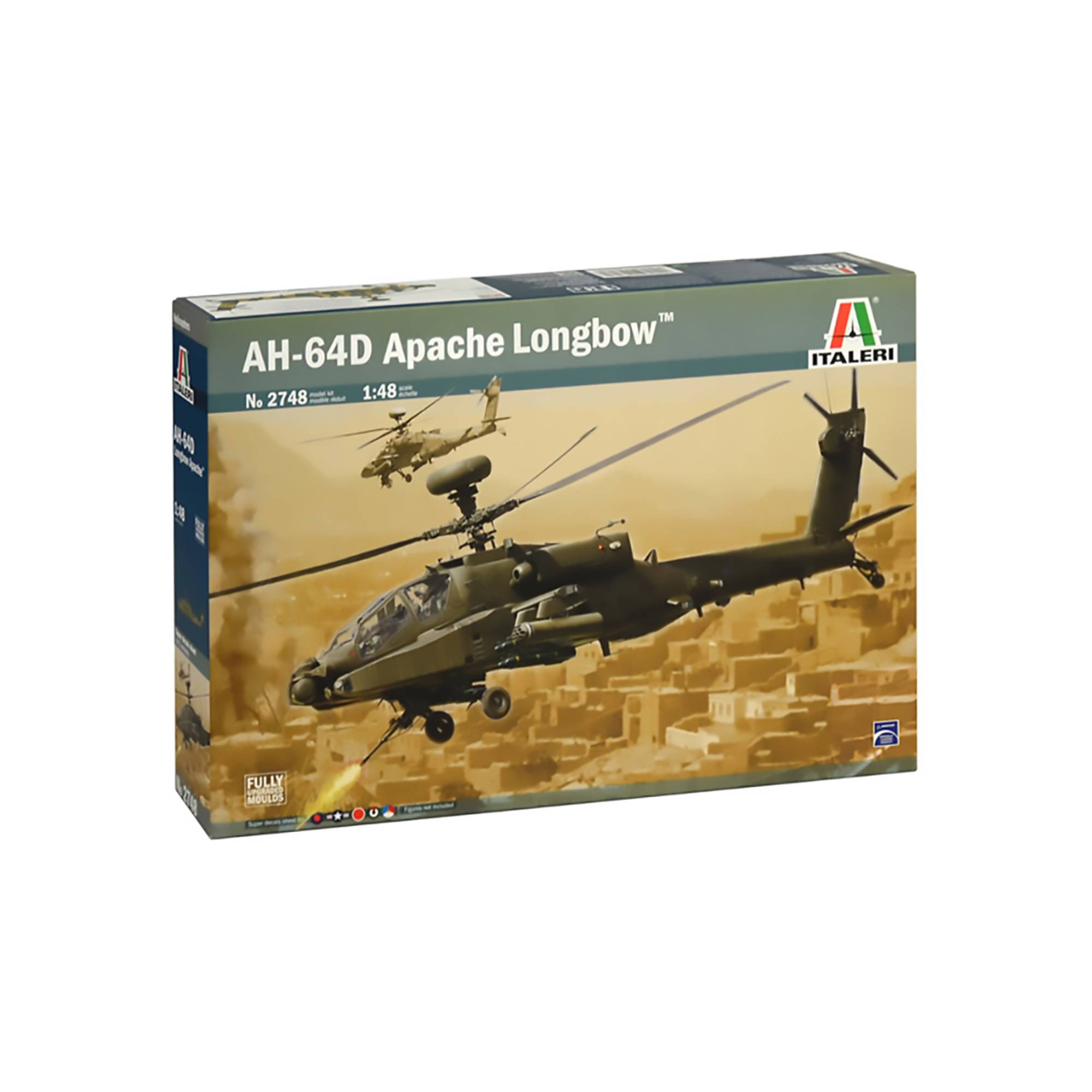 Italeri British Army AH-64D Apache Longbow Model Kit 1:48