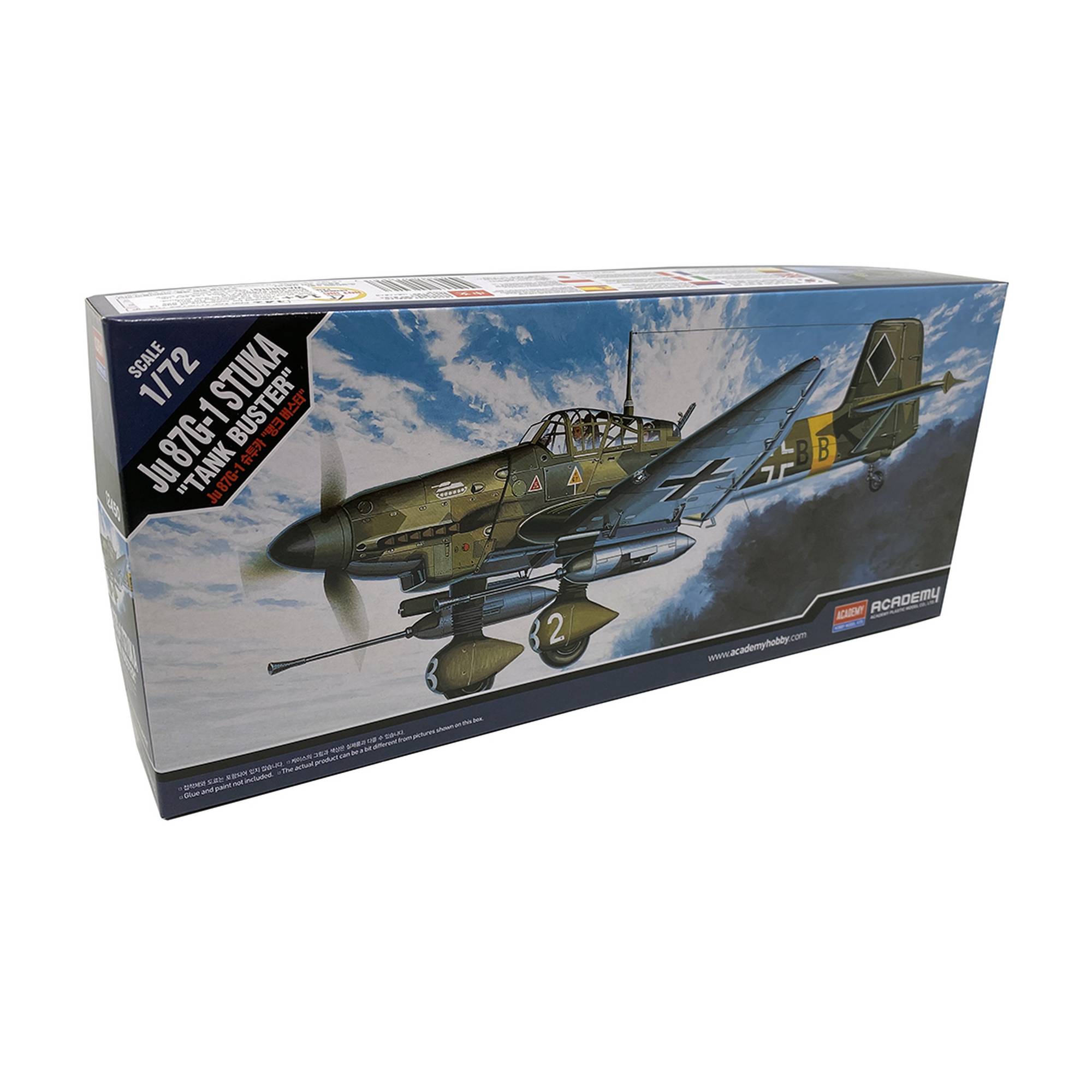 Academy Ju 87G-1 Stuka Tank Buster Model Kit 1:72