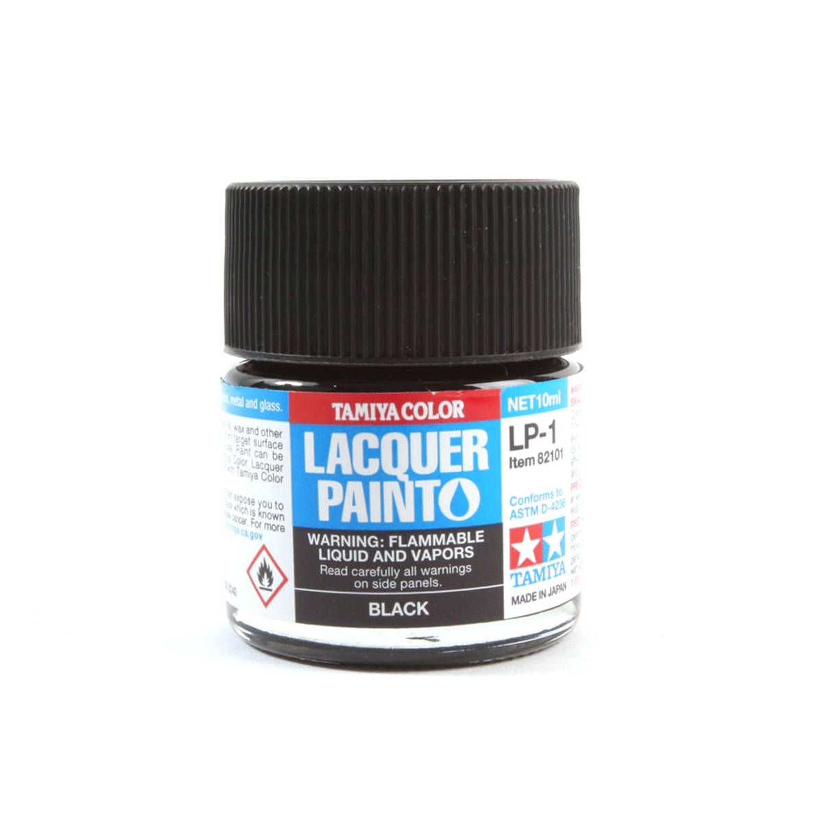 Tamiya Gloss Black Lacquer Paint 10ml (LP-1)