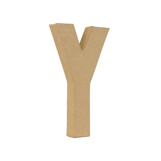 Mache Letter Y 20cm
