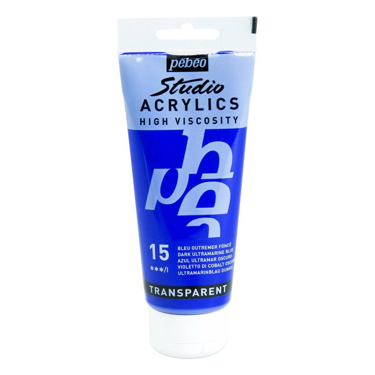 Pebeo Dark Ultramarine Blue Studio Acrylic Paint 100ml