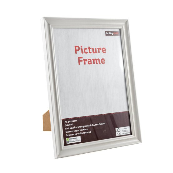 Vintage Grey Picture Frame A4