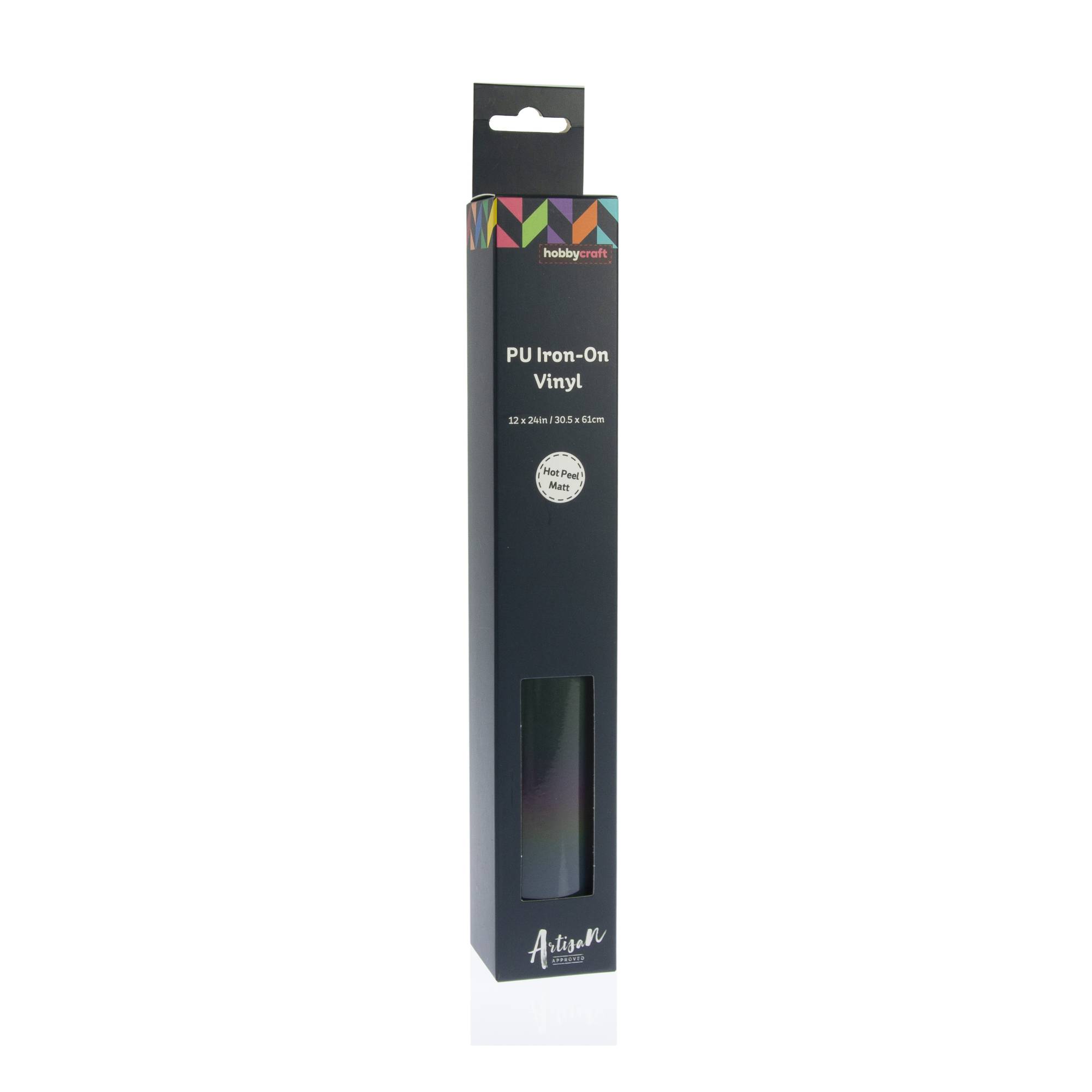 Reflective Rainbow PU Iron-On Vinyl 12 x 24 Inches