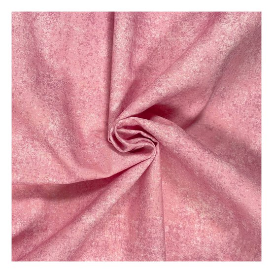 Pale Pink Cotton Textured Blender Fabric by the Metre