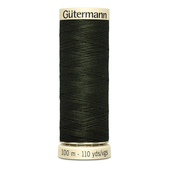 Gutermann Moss Green Sew All Thread 100m (304)