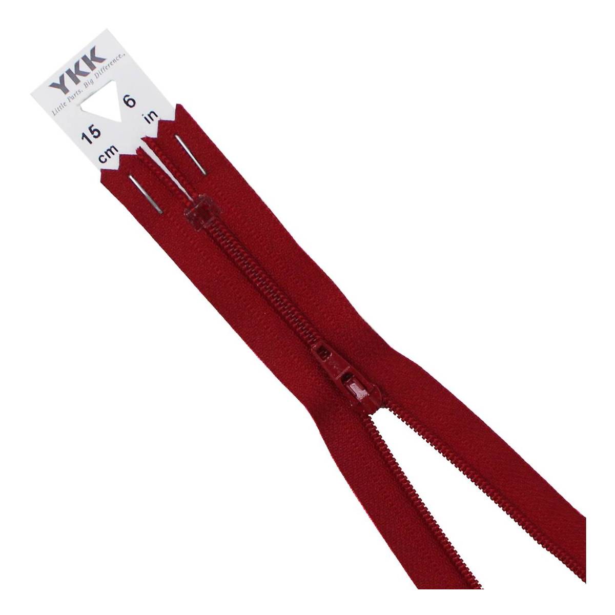 YKK Burgundy Dress and Skirt Zip 15cm