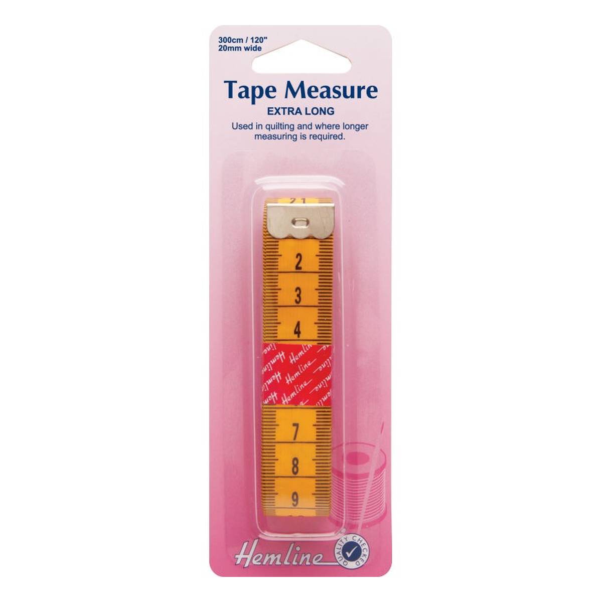 Hemline Extra Long Tape Measure 300cm