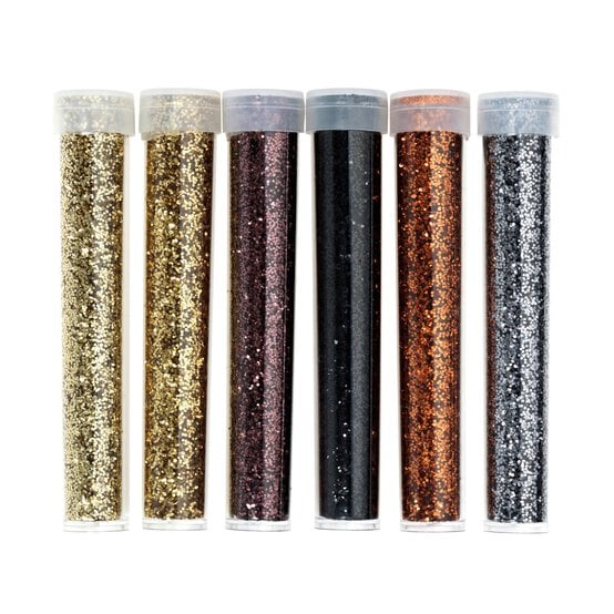 Metallic Biodegradable Glitter Tubes 6g 6 Pack