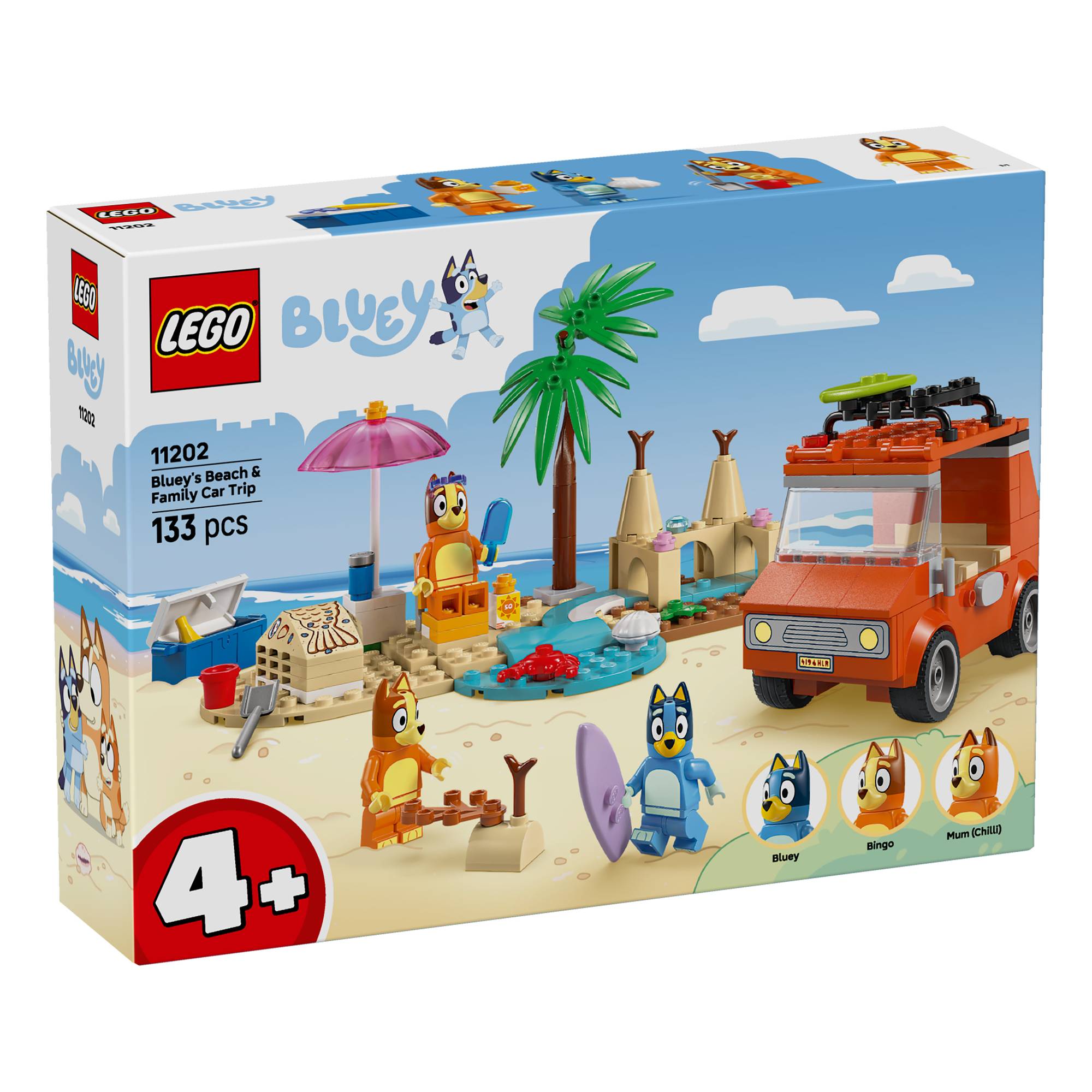 LEGO Bluey's Beach and Family Car Trip