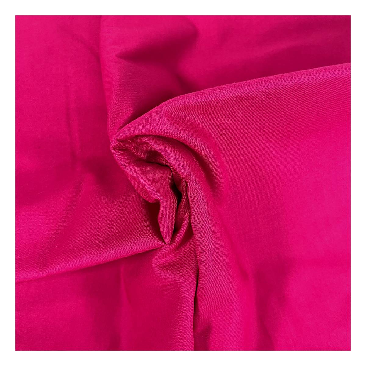 Fuchsia Organic Premium Cotton Fabric by the Metre